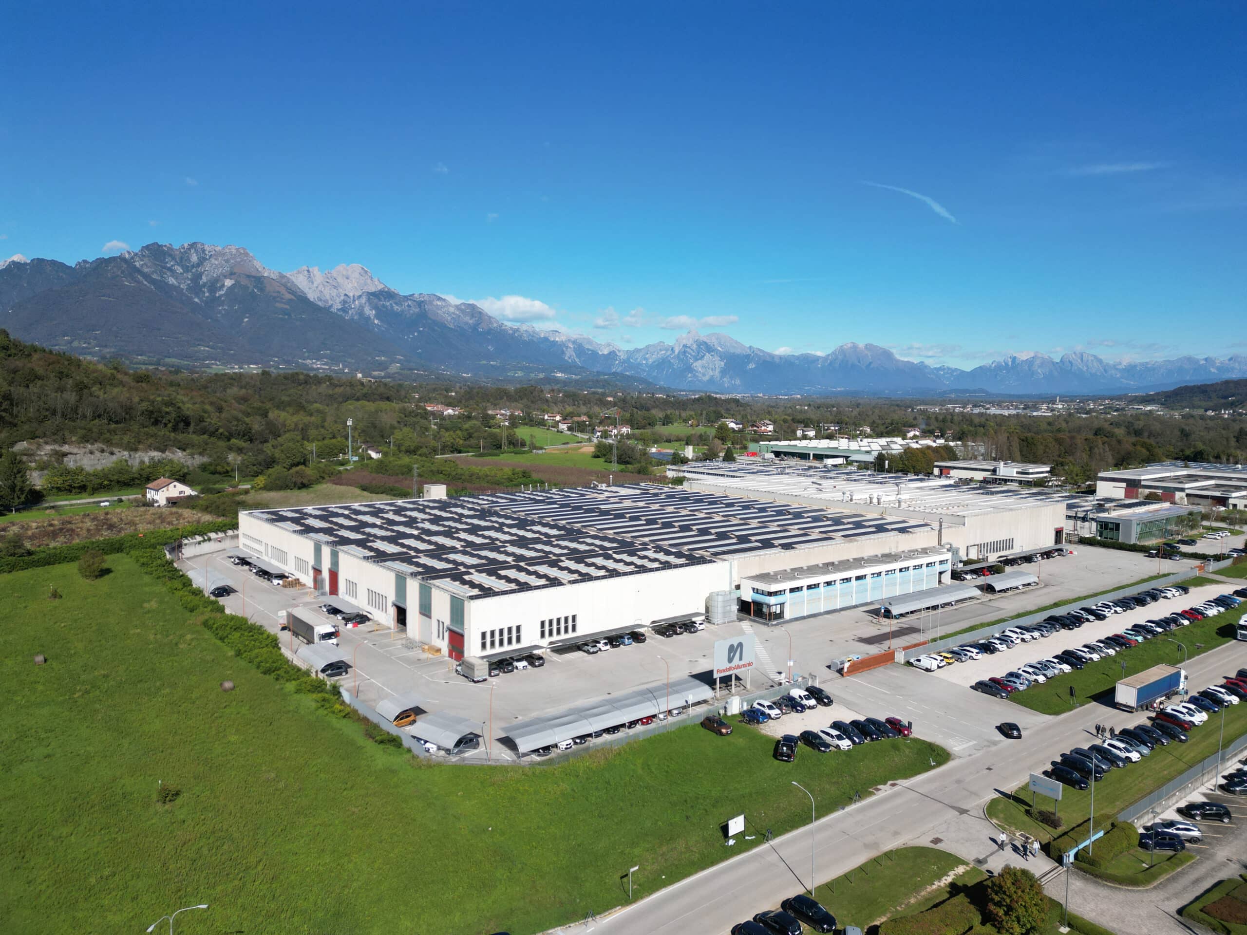 Foto della sede con drone